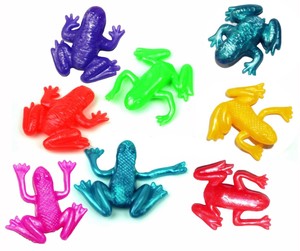 stretchy frog toy