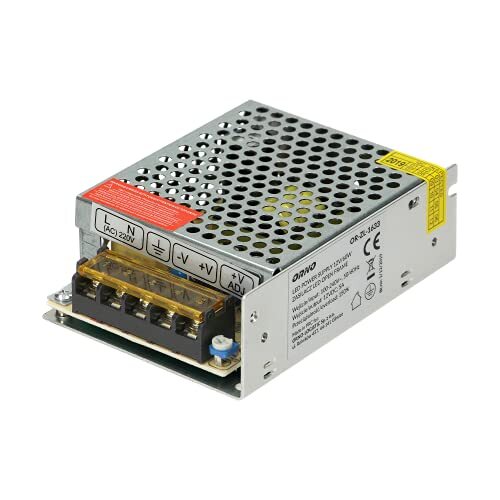 ORNO 12v Power Supply Open Frame con protezione da sovraccarico e (w9B)