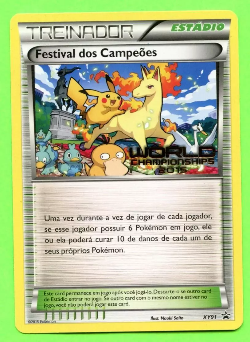 Portuguese Champions Festival XY91 - Light Play Pokemon World Championship  2015