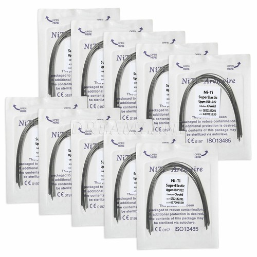 10 Packs Orthodontic Dental Super Elastic Niti Ovoid/Oval Arch Wires Rectangular - Picture 53 of 83