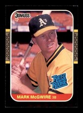 1987 Donruss Baseball 46 Mark Mcgwire Nmmt Or Better 1987 Donruss Baseball 46 Mark Mcgwire Nmmt Or Better