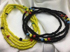 2 PC Handcrafted Waist Beads Jewelry African Bohemia Bracelets Anklet New 2124
