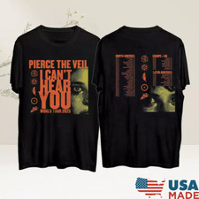 Pierce The Veil I Can't Hear You World Tour 2025 T Shirt Size S-5XL ET849