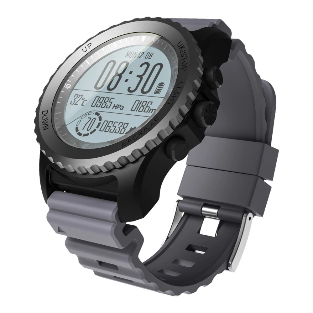 Montre connectee SF-SM968 noir du bureau aux seances de sport