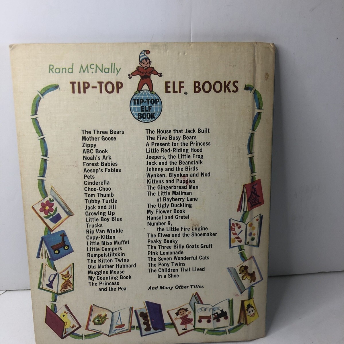 Tip Top Elf Book Hey Diddle Diddle And Other Nonsense Rhymes By