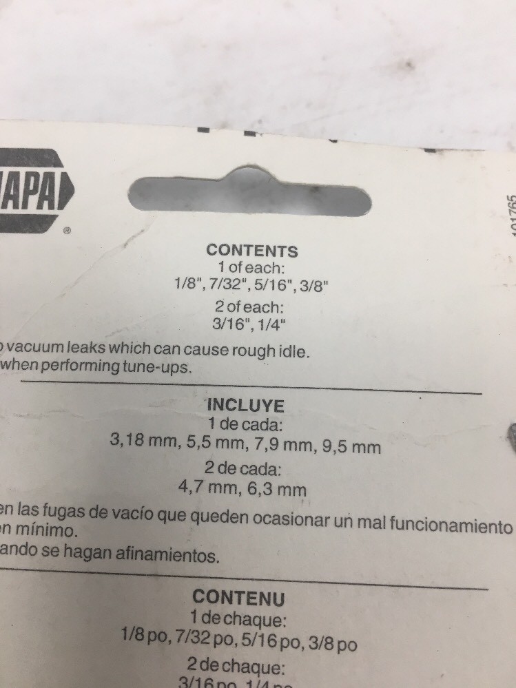 NAPA Rubber Black Vacuum Cap Assortment 7151806 664766152177 eBay
