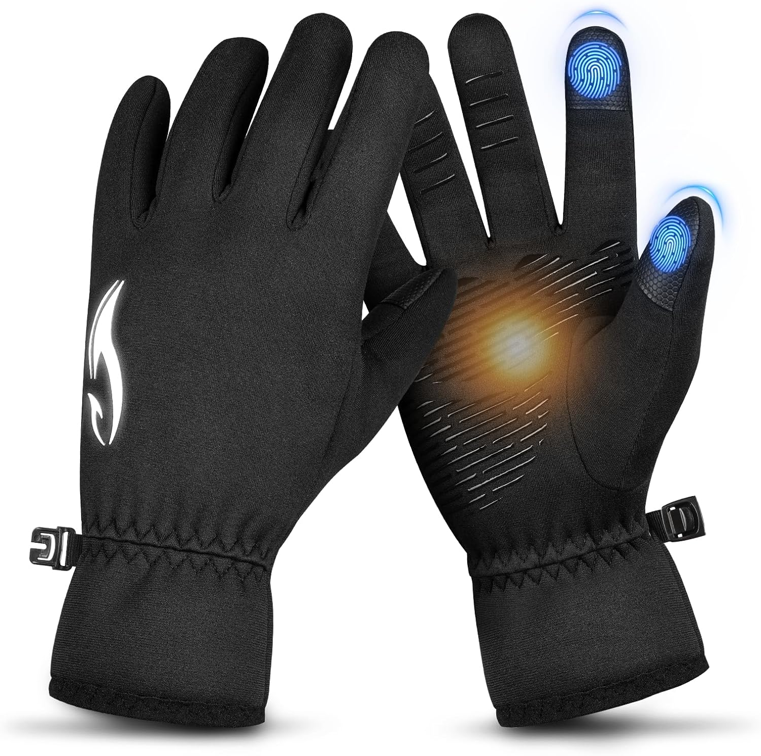 Gloves for Women Cold Weather, Winter Gloves Men,Touch Screen Warm Waterproof Gl-image
