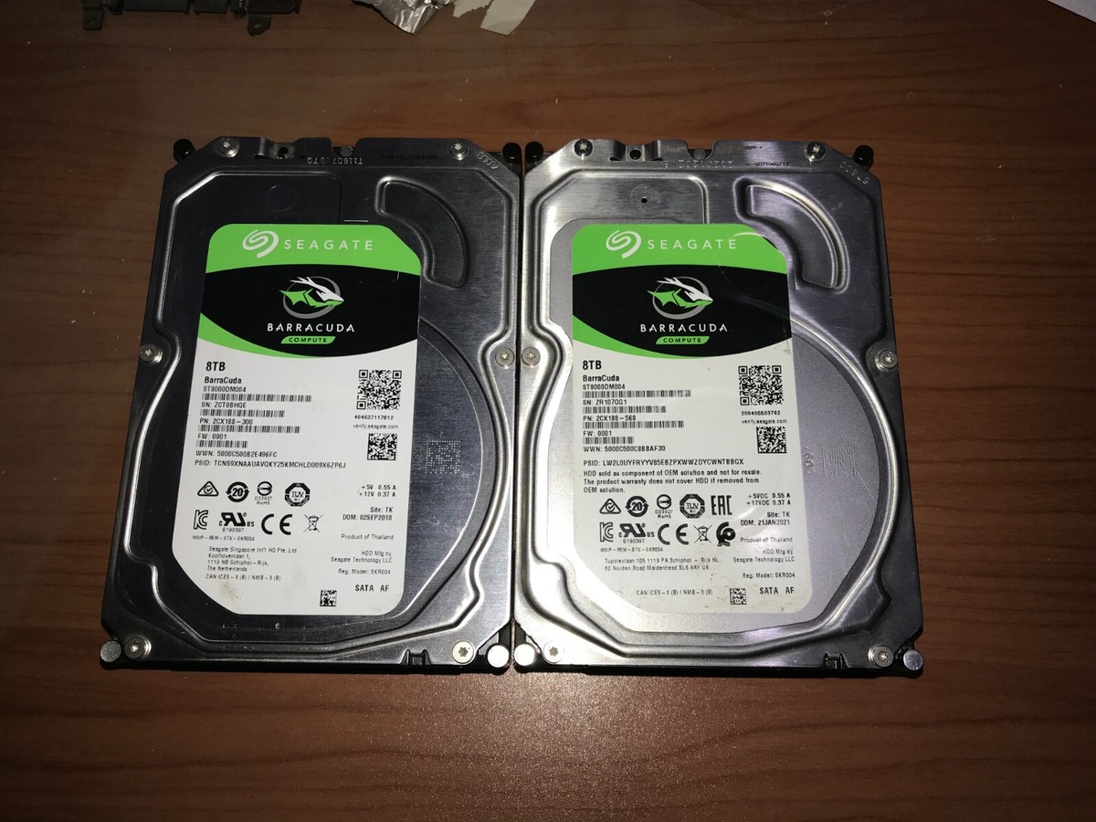 DAMAGED! Seagate Barracuda Compute 8TB ST8000DM004 ( Lot of