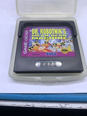 Mean Machine Cart Dr. Robotnik's Mean Bean Machine (SEGA Game Gear) Authentic Cart Only ...