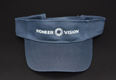 NWT Pioneer Vision ~ Hit Wear Brand ~ Adjustable Visor Navy/White