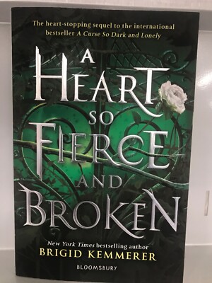 A HEART SO FIERCE AND BROKEN BOOK, BRIGID K,  BEST SELLER A CURSE SO DARK LONELY