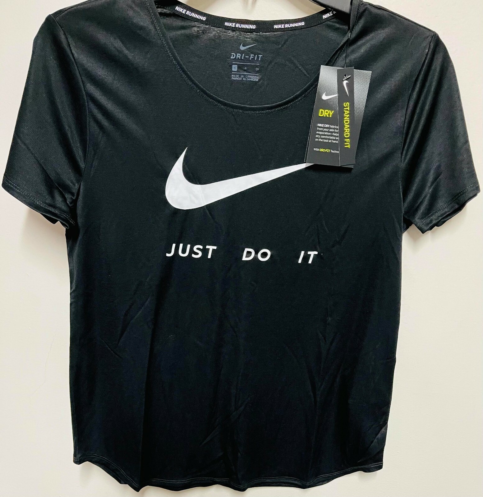 NIKE DRI-FIT WOMEN'S RUNNING T-SHIRT 