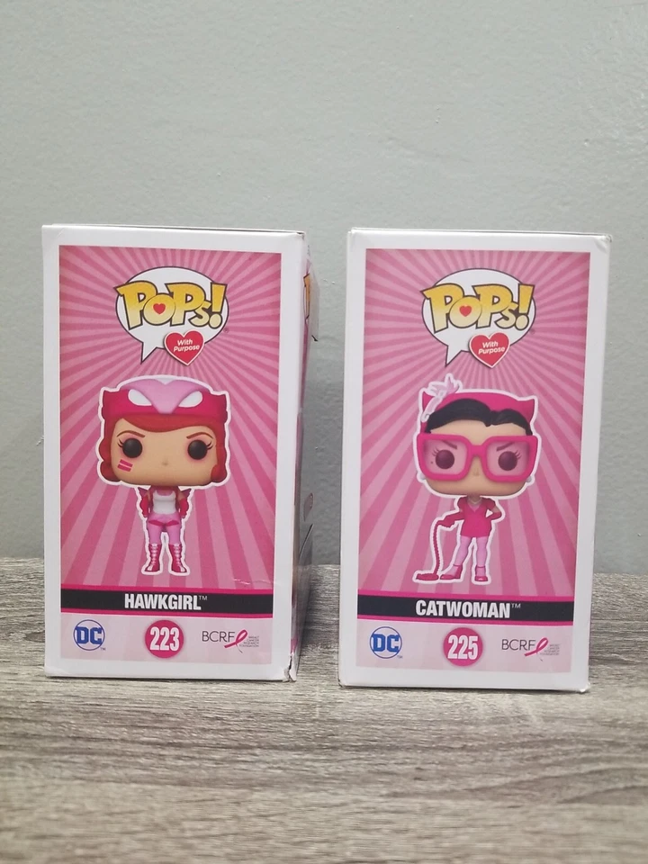 ¡NUEVO FUNKO POP! LOTE BOMBAS DC COMICS CATWOMAN 225 Y HAWKGIRL 223 CAJA DAÑADA Foto 4 de 4