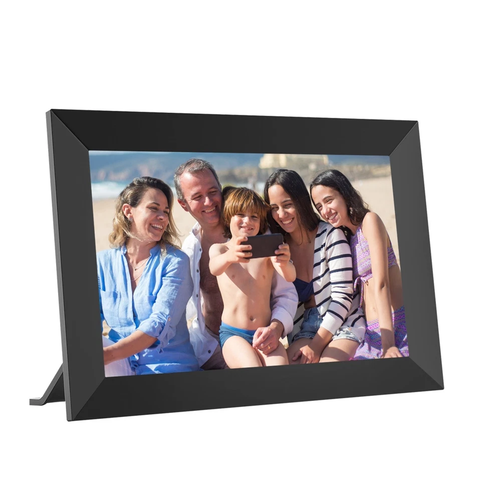 10.1" WiFi Digital Picture Frame 1280x800 IPS Touchscreen Electronic Photo Frame - Image 2 of 4