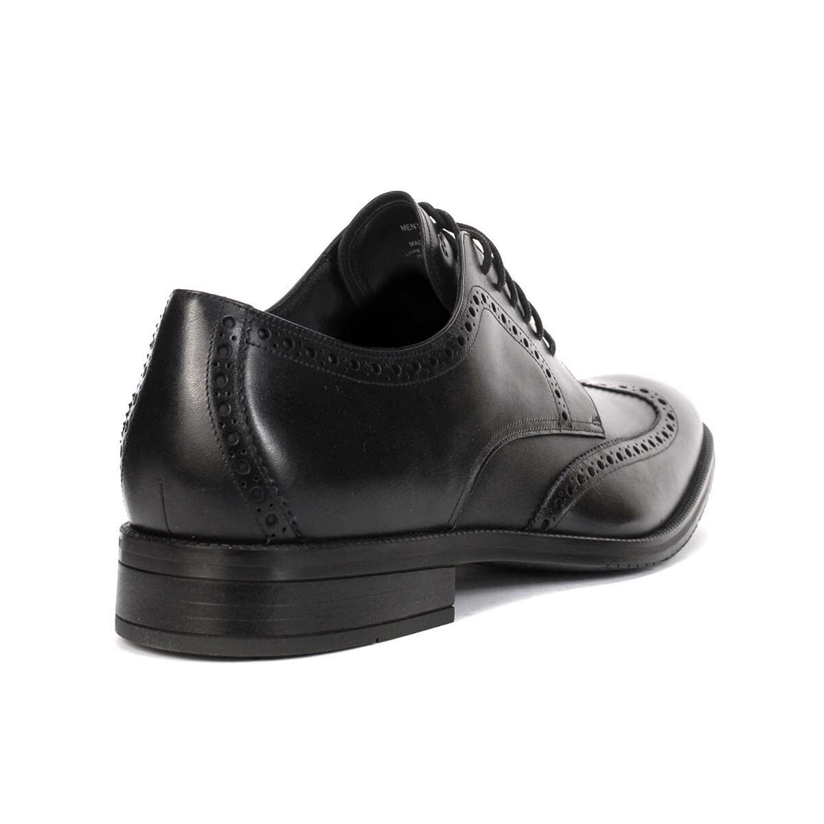 Cole Haan Men's Modern Essentials Black Leather Wingtip Oxfords