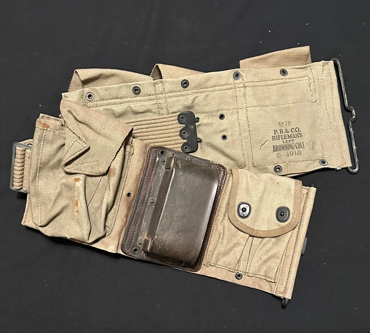 BAR Belt Indiana Original WWI US Personal & Field Gear for sale | eBay