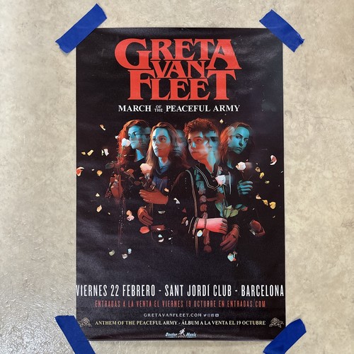 Greta Van Fleet ✅ March Of The Peaceful Army ✅ Wall Art Canvas Poster ✅ 12x18 in - Picture 2 of 5