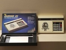 Epoch Casino 21 BlackJack and Calculator Electronic Handheld Game  7830 1978