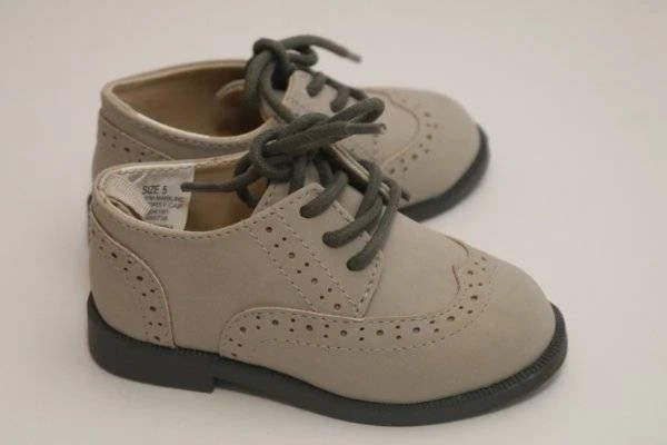 Toddler Boys Size 5 Wingtip Dress Shoes Gymboree Family Brunch Dressed Up - Image 3 of 4