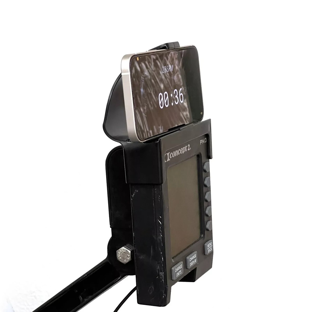 Concept2 Smartphone Cradle 1098 Phone Holder for PM5 PM4 and PM3 Rower  Monitors