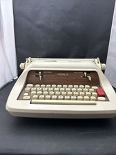 VTG 1960's Royal Custom Ultronic Portable Typewriter w/ Hard Case thumbnail