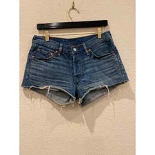 Levi  s 501 Distressed Denim Shorts Size 27