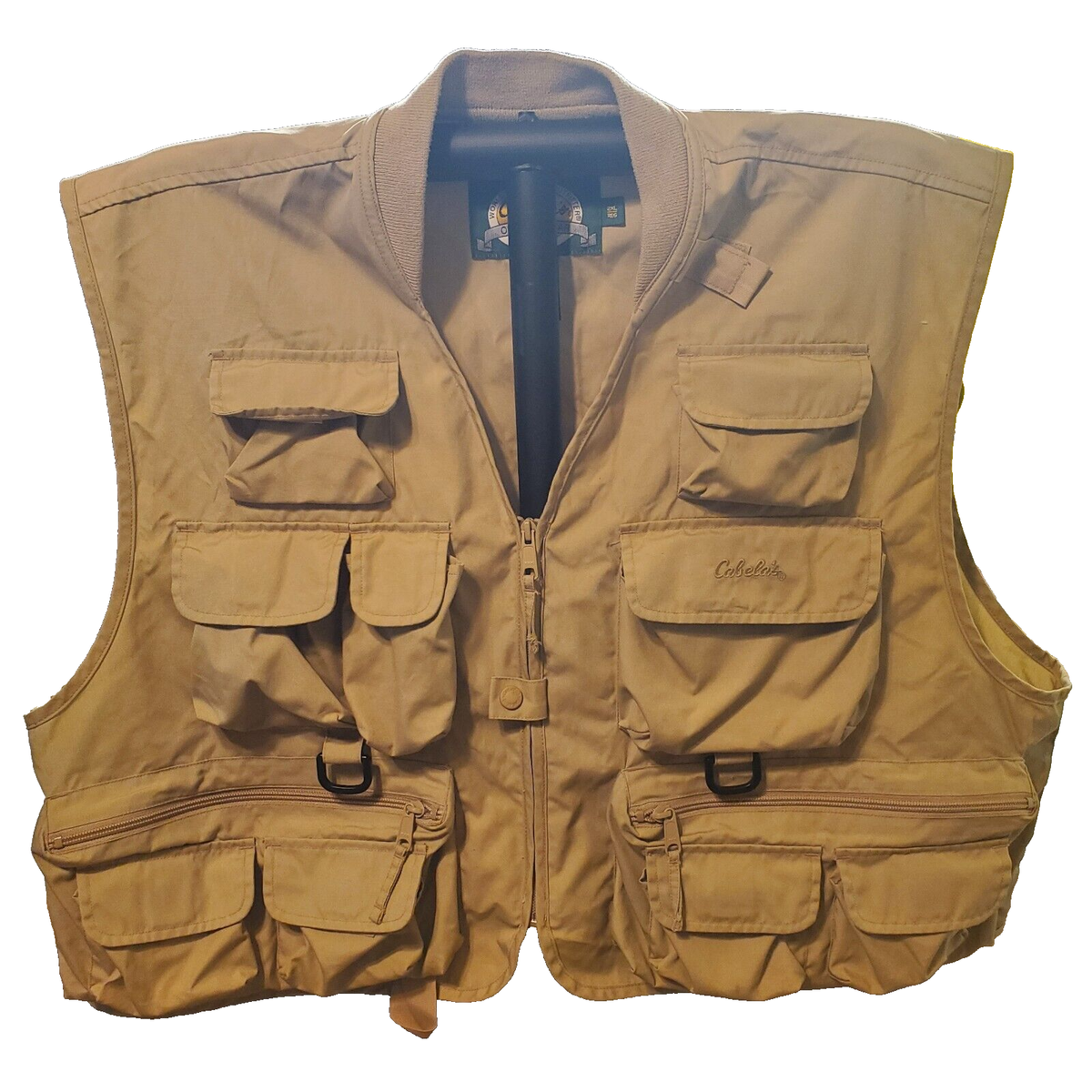 Gilet Utilitaire Toile Gilet De Chasse Utilitaire Cabela's En Toile - Taille 2XL Beige - Occasion Top Gun Casquette