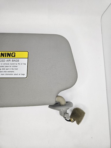 2006-2011 Hyundai Accent Driver Passenger Left Right Side Sun Visor Gray Vinyl - Foto 14 di 14