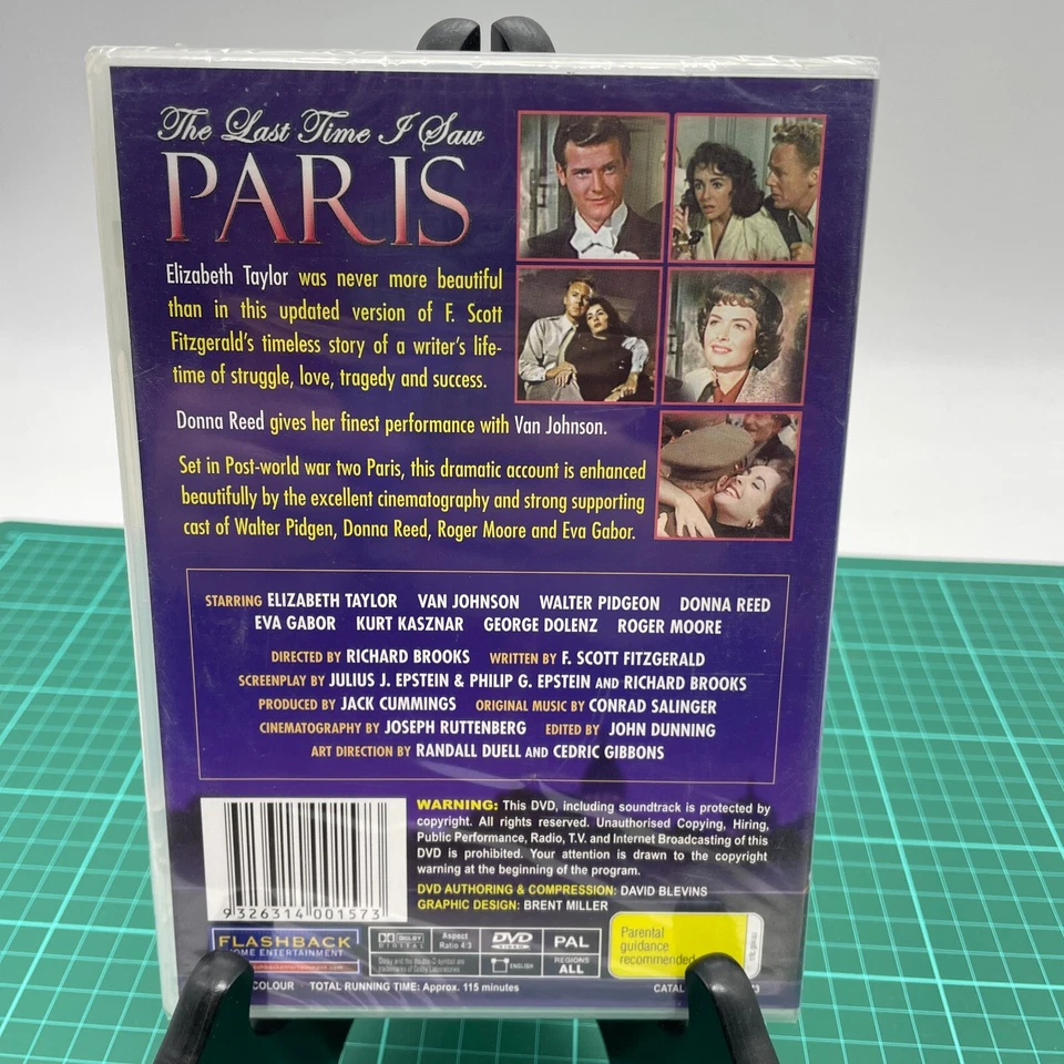 DVD The Last Time I Saw Paris Region All Elizabeth Taylor Brand New & Sealed - Image 4 of 4