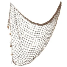 WINOMO Decorative Fishing Net Decor Natural Fish Net Party Decoration Fish Ne...