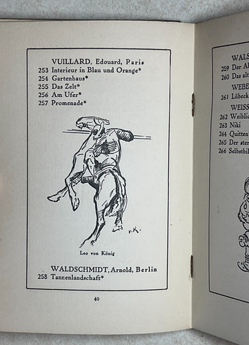 1909 Katalog der Achtzehnten Ausstellung der Berliner Secession Berlin-German Ed - Picture 10 of 14