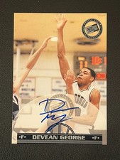 Devean George 1999 Press Pass Basketball Rookie RC Auto 