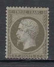 France - Courrier 1862 Yvert 19 * Mh