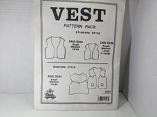 Vintage TANDY LEATHER Co. Men s VEST PATTERN ...