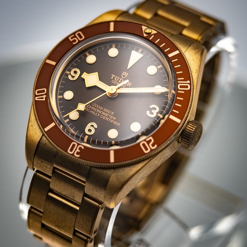Tudor Black Bay Fifty-Eight Bronze Auto 39mm Brown Dial Watch ...