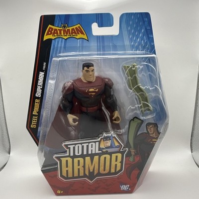 NEW DC BATMAN TOTAL ARMOR STEEL POWER SUPERMAN ACTION FIGURE MATTEL 2010 T4