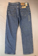Vintage Levi's 505 Jeans Red Tab 2000 34x30 Regular Fit Straight Leg Dead Stock