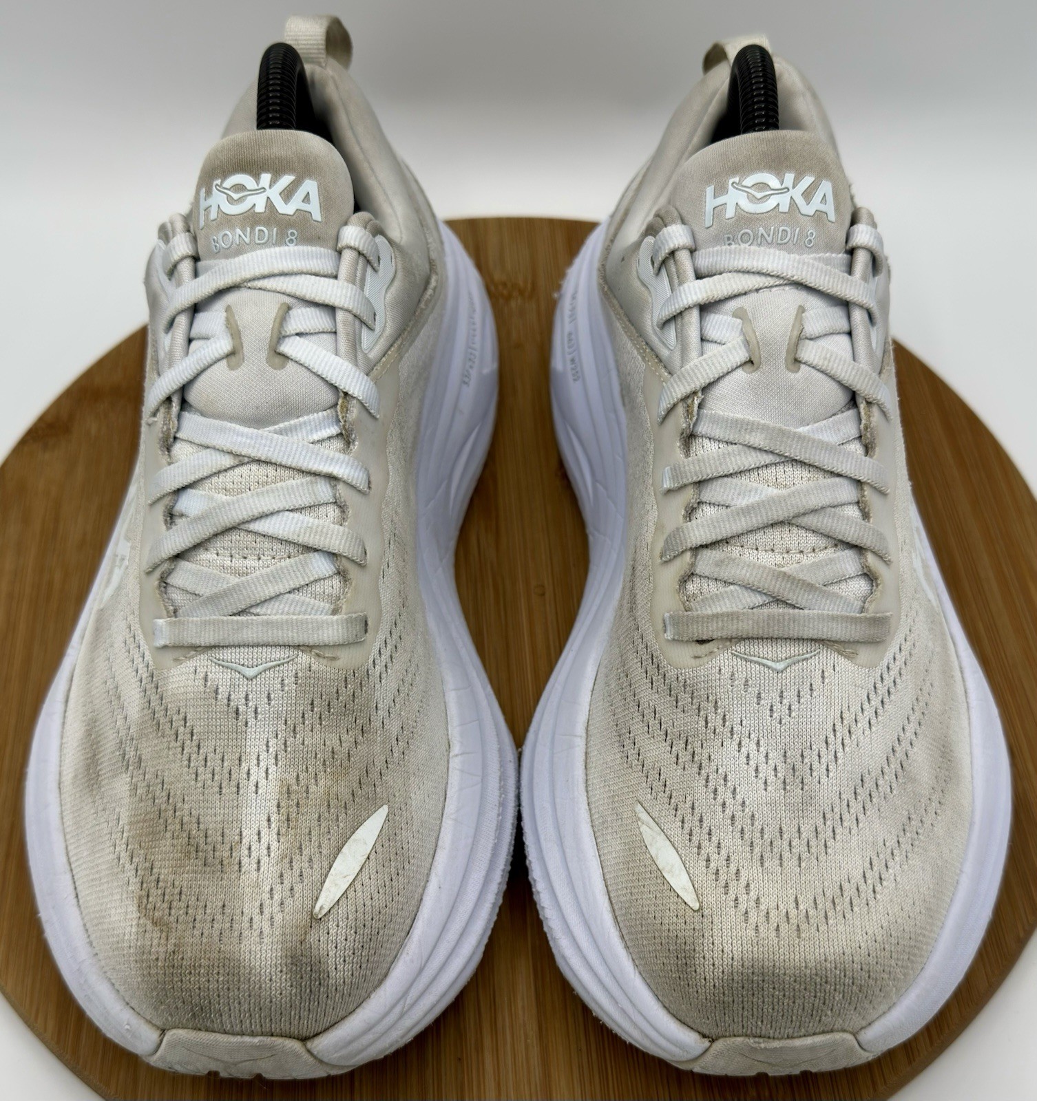 Hoka One One Bondi 8 Women's Size 9 D Wide Shoes Running Sneakers 1127954 WWH thumbnail 3