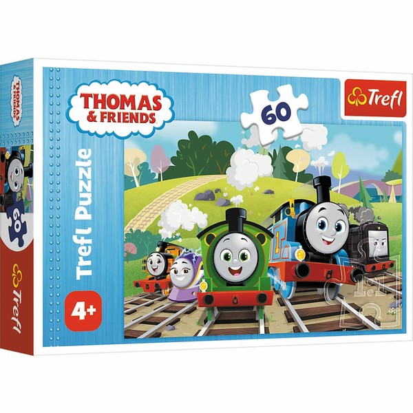 Trefl Puzzle Thomas Die Lokomotive, Kinderpuzzle, 60 Teile, 33 X 22 Cm, 17379-image