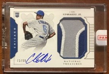 2016 National Treasures #162 Carl Edwards Jr Patch Auto 73/99 Jersey CJ C.J.