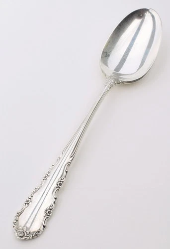 Sterling Silver Wallace SHENANDOAH Flatware Serving Spoon 73g 8.5 in Glossy