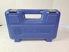 Custodia rigida per pistola Smith & Wesson con schiuma - colore blu -