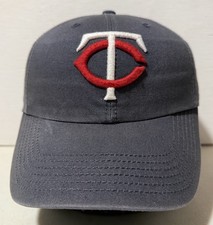   47 Brand Women  s Minnesota Twins Adjustable Strapback Hat Navy Blue Cotton