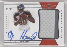 2017 Panini National Treasures Rookie 99/99 OJ Howard #177 Patch Auto a8r