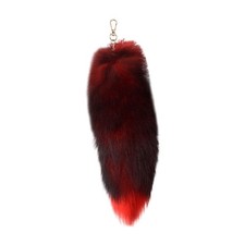 Faux Fox Tail Keychain Backpack Charm Cosplay...