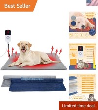 Outdoor Dog Heating Pad, Electric Pet Mat for Dogs Cats, Waterproof, 28x18 in