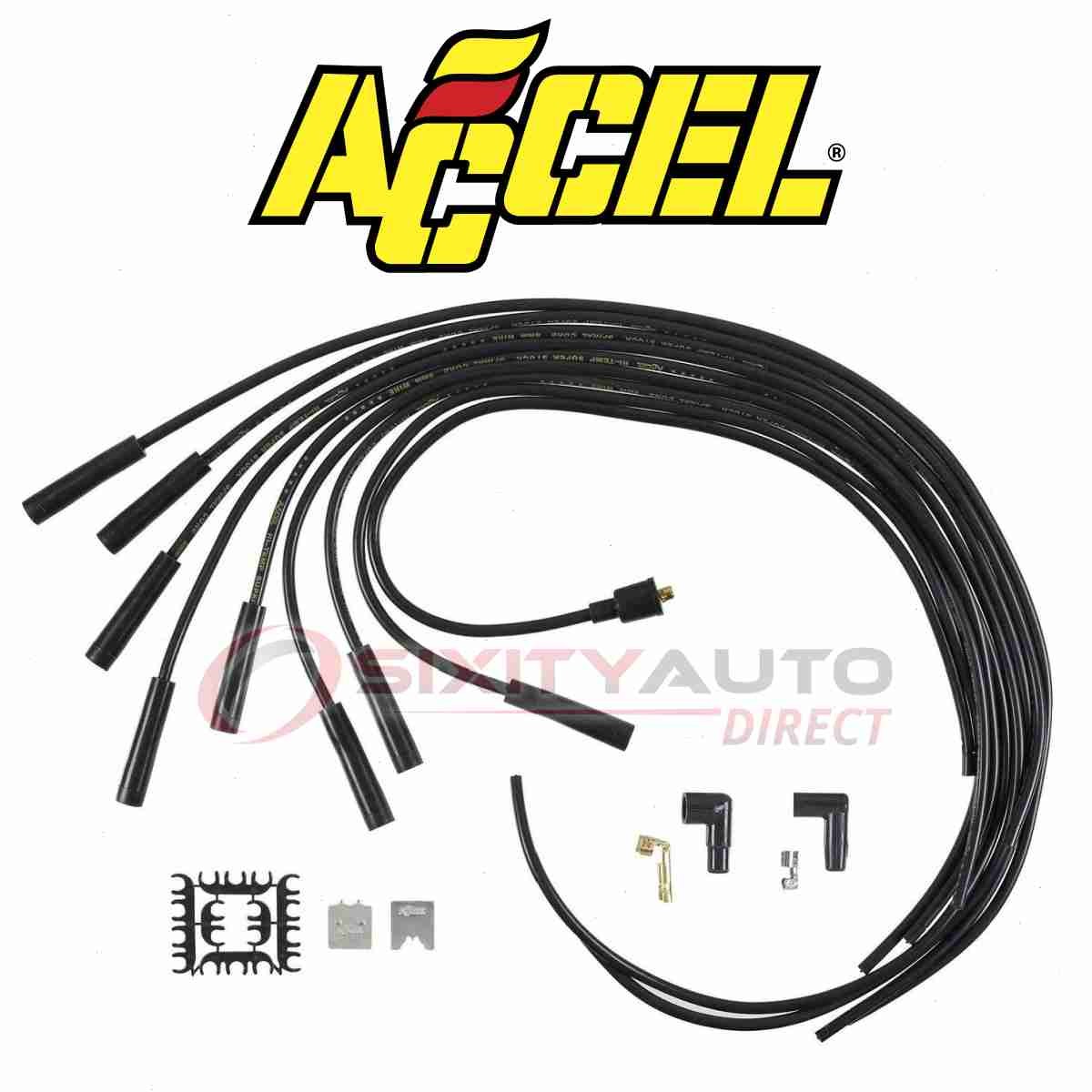 ACCEL Spark Plug Wire Set for 1959-1963 Mercury Country Cruiser 3.6L 5.1L by