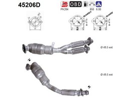 AS Katalysator 45206D für BMW 5er E39 Touring 525 530