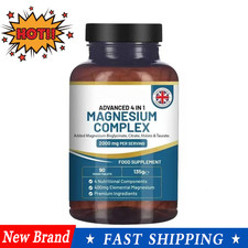4-in-1 Magnesium Glycinate Complex 2000mg - High Strength Magnesium Tablets 3.49 per thousand milligrams