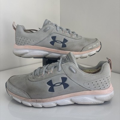 Under Armour Charged Assert 8 Gray Women s Size 11 running Shoe- 3021972-105